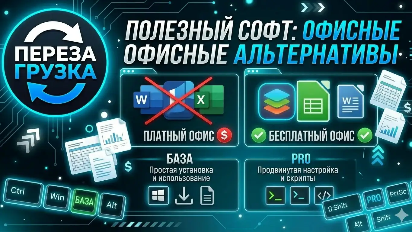 Хватит платить за Ворд! Топ бесплатных альтернатив офису